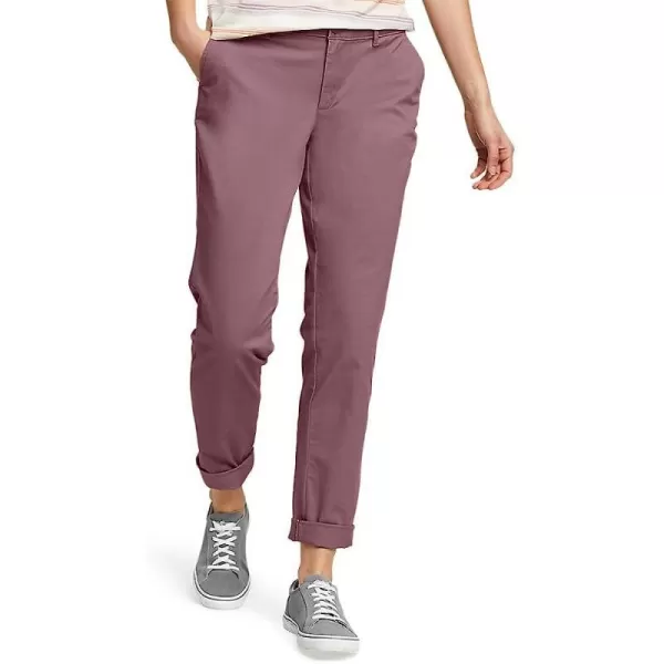 imageEddie Bauer Womens Stretch Legend Wash Pants  BoyfriendRegular Dusty Violet