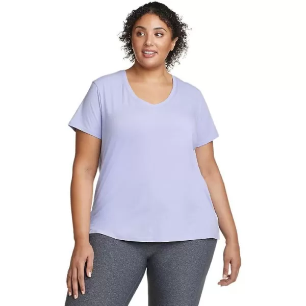 imageEddie Bauer Womens Tempo Light ShortSleeve TShirtPlus Periwinkle