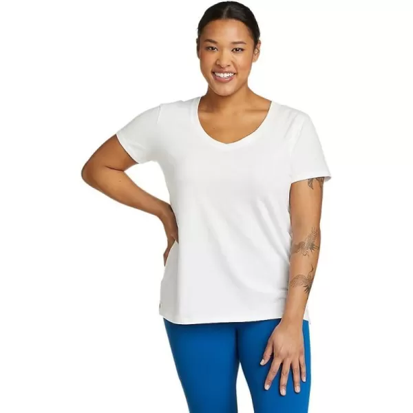 imageEddie Bauer Womens Tempo Light ShortSleeve TShirtPlus White