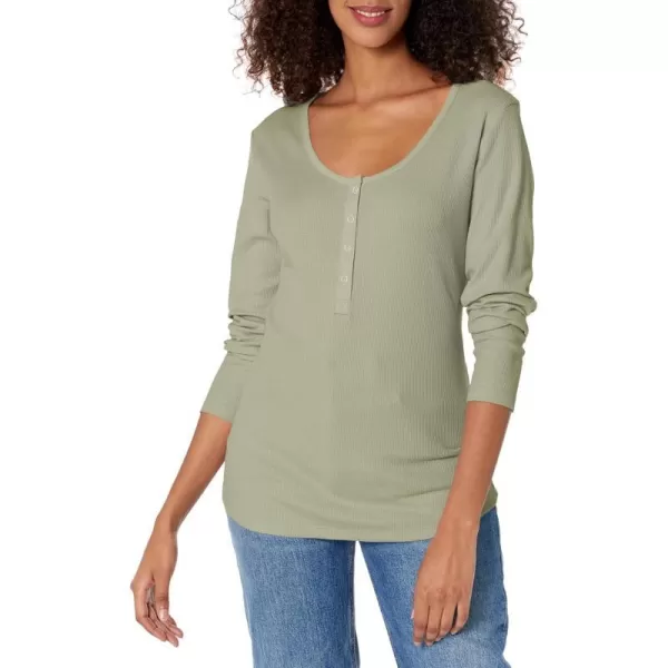 imageEddie Bauer Womens Thermal Snap HenleySage