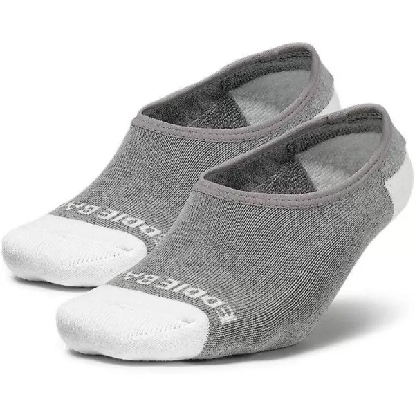 imageEddie Bauer Womens Tipped NoShow Liner Socks  2 PackLt Htr Gray