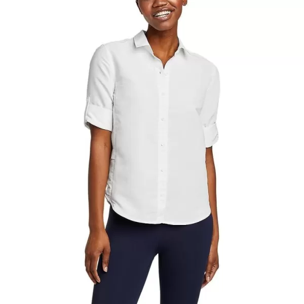 imageEddie Bauer Womens Trail Ripstop LongSleeve ShirtWhite