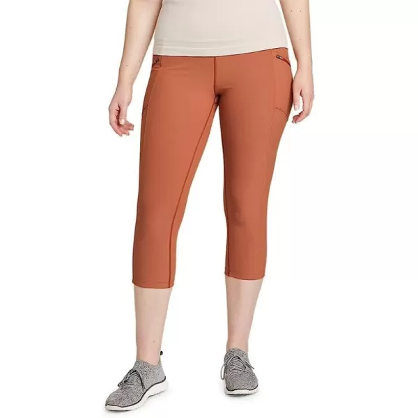 imageEddie Bauer Womens Trail Tight Capris  High RiseRegular Paprika