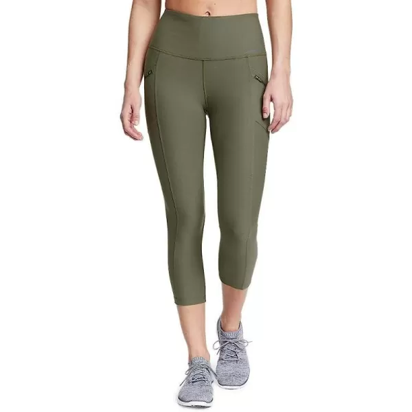 imageEddie Bauer Womens Trail Tight Capris  High RiseRegular Sprig