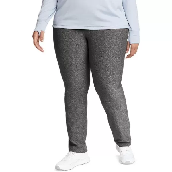 imageEddie Bauer Womens Trail Tight Pants  High RisePlus Size Heather Gray