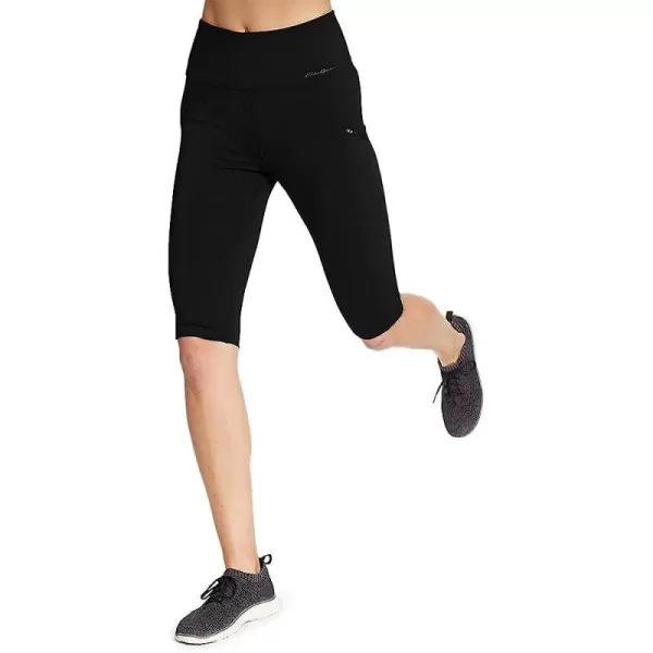 imageEddie Bauer Womens Traverse Trail HighRise Knee ShortsBlack