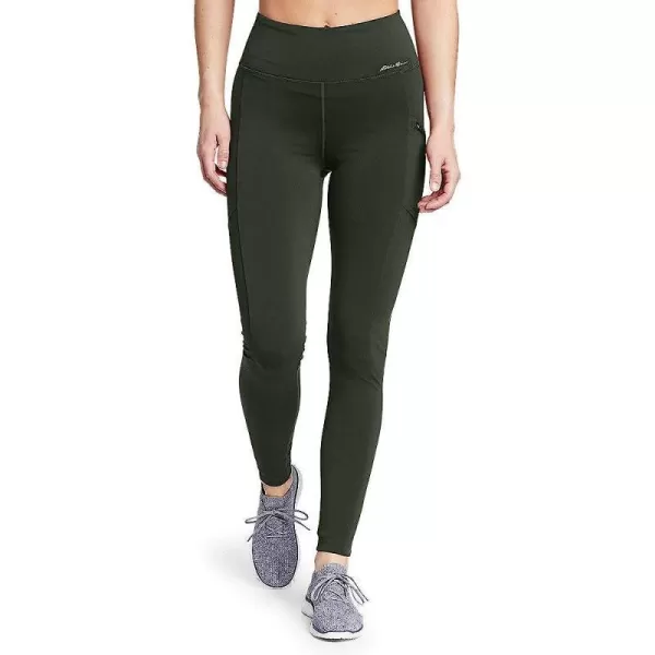 imageEddie Bauer Womens Traverse Trail HighRise LeggingsRegular Dk Loden
