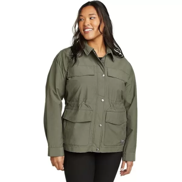 imageEddie Bauer Womens Trekker Shirt JacketRegular Capers