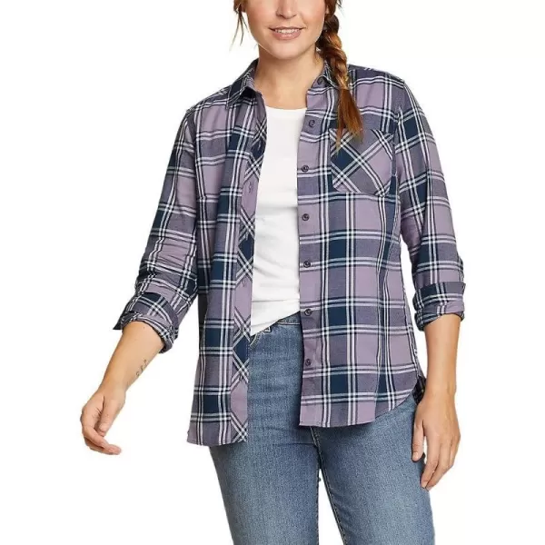 imageEddie Bauer Womens Twin Falls Flannel ShirtDusty Lilac