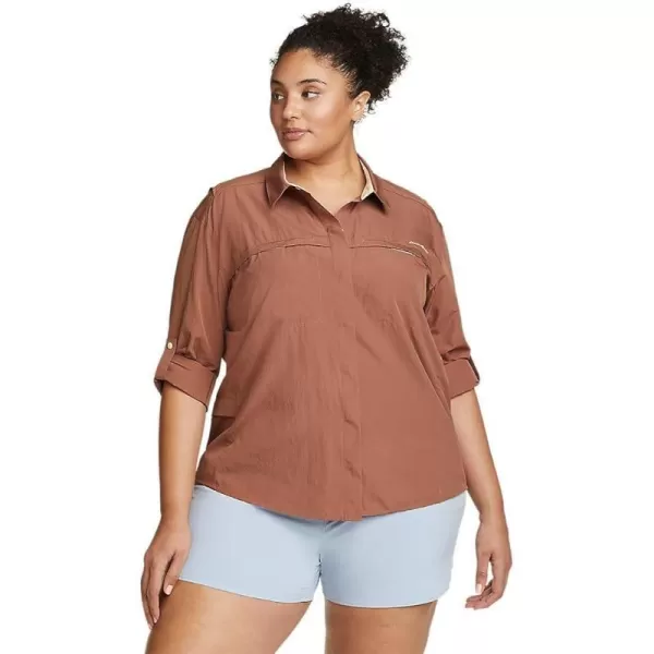 imageEddie Bauer Womens UPF Guide 20 ShirtPlus Cocoa