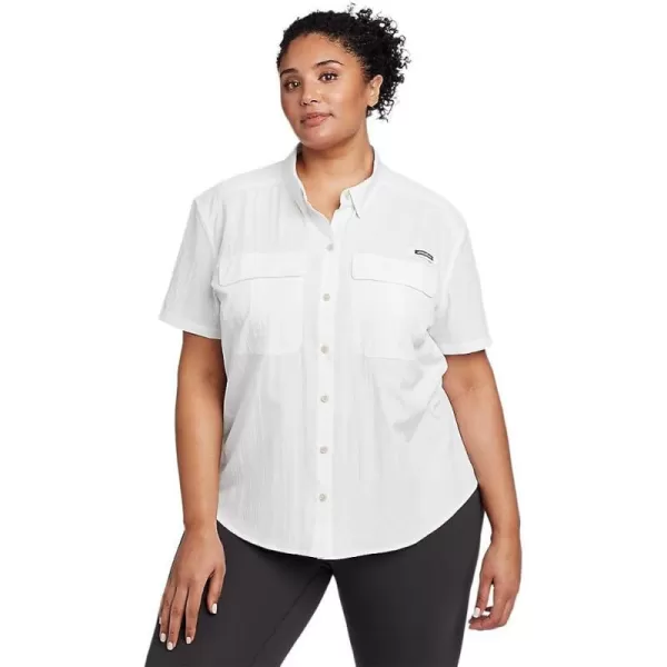 imageEddie Bauer Womens UPF Guide ShortSleeve ShirtPlus White