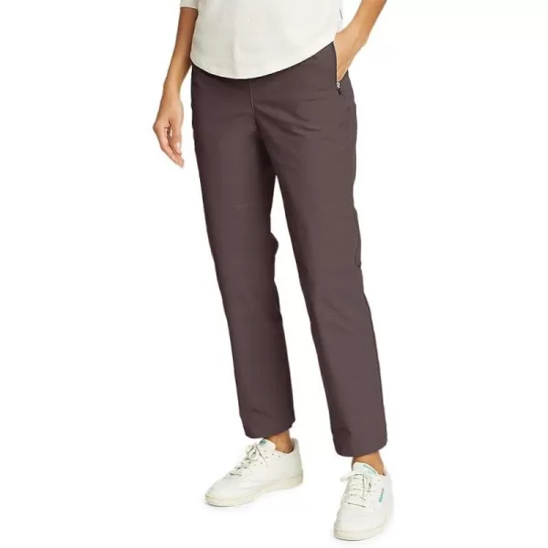 imageEddie Bauer Womens Voyager Chino PullOn PantsAubergine