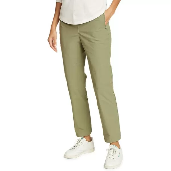 imageEddie Bauer Womens Voyager Chino PullOn PantsEucalyptus