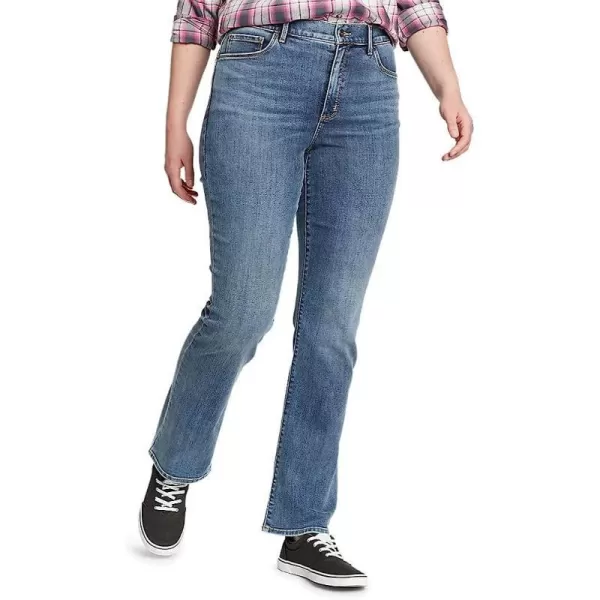 imageEddie Bauer Womens Voyager HighRise BootCut Jeans  CurvyRegular Creek