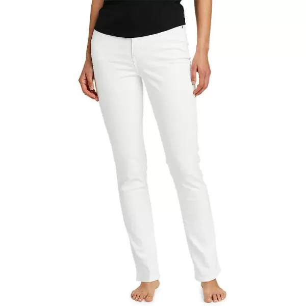 imageEddie Bauer Womens Voyager HighRise Jeans  Slim StraightRegular White