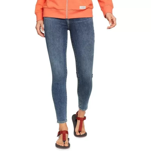 imageEddie Bauer Womens Voyager HighRise Skinny Jeans  Slightly CurvyTall Creek