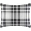 imageEddie Bauer  King Comforter Set Reversible Cotton Bedding with Matching Shams PreWashed for Added Softness Kingston Charcoal KingCoal Creek Grey