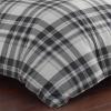 imageEddie Bauer  King Comforter Set Reversible Cotton Bedding with Matching Shams PreWashed for Added Softness Kingston Charcoal KingCoal Creek Grey