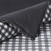 imageEddie Bauer  King Comforter Set Reversible Cotton Bedding with Matching Shams PreWashed for Added Softness Kingston Charcoal KingKingston Charcoal
