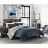 imageEddie Bauer  King Comforter Set Reversible Cotton Bedding with Matching Shams PreWashed for Added Softness Kingston Charcoal KingKingston Charcoal