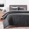 imageEddie Bauer  King Comforter Set Reversible Cotton Bedding with Matching Shams PreWashed for Added Softness Kingston Charcoal KingKingston Charcoal