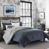 imageEddie Bauer  King Comforter Set Reversible Cotton Bedding with Matching Shams PreWashed for Added Softness Kingston Charcoal KingKingston Charcoal