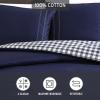 imageEddie Bauer  King Comforter Set Reversible Cotton Bedding with Matching Shams PreWashed for Added Softness Kingston Charcoal KingKingston Navy