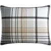 imageEddie Bauer  King Comforter Set Reversible Cotton Bedding with Matching Shams PreWashed for Added Softness Kingston Charcoal KingNormandy Plaid Grey