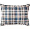 imageEddie Bauer  King Comforter Set Reversible Cotton Bedding with Matching Shams PreWashed for Added Softness Kingston Charcoal KingPort Gamble Blue