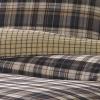 imageEddie Bauer  King Comforter Set Reversible Cotton Bedding with Matching Shams PreWashed for Added Softness Kingston Charcoal KingPort Gamble Blue