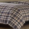 imageEddie Bauer  King Comforter Set Reversible Cotton Bedding with Matching Shams PreWashed for Added Softness Kingston Charcoal KingPort Gamble Blue
