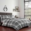imageEddie Bauer  King Comforter Set Reversible Cotton Bedding with Matching Shams PreWashed for Added Softness Kingston Charcoal KingTimbers Green