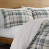 imageEddie Bauer  King Comforter Set Reversible Cotton Bedding with Matching Shams PreWashed for Added Softness Kingston Charcoal KingTimbers Green
