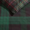 imageEddie Bauer  King Comforter Set Reversible Cotton Bedding with Matching Shams PreWashed for Added Softness Kingston Charcoal KingWoodland Tartan Green
