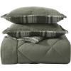 imageEddie Bauer  King Comforter Set Reversible Sherpa Bedding with Matching Shams Cozy ampamp Warm Home Decor Sherwood Brown KingBig Lake Plaid Green