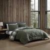 imageEddie Bauer  King Comforter Set Reversible Sherpa Bedding with Matching Shams Cozy ampamp Warm Home Decor Sherwood Brown KingBig Lake Plaid Green