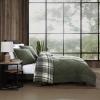 imageEddie Bauer  King Comforter Set Reversible Sherpa Bedding with Matching Shams Cozy ampamp Warm Home Decor Sherwood Brown KingBig Lake Plaid Green