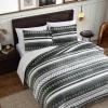 imageEddie Bauer  King Comforter Set Reversible Sherpa Bedding with Matching Shams Cozy ampamp Warm Home Decor Sherwood Brown KingShelton Fair Isle Green