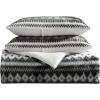 imageEddie Bauer  King Comforter Set Reversible Sherpa Bedding with Matching Shams Cozy ampamp Warm Home Decor Sherwood Brown KingShelton Fair Isle Green
