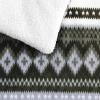 imageEddie Bauer  King Comforter Set Reversible Sherpa Bedding with Matching Shams Cozy ampamp Warm Home Decor Sherwood Brown KingShelton Fair Isle Green