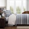 imageEddie Bauer  King Comforter Set Reversible Sherpa Bedding with Matching Shams Cozy ampamp Warm Home Decor Sherwood Brown KingShelton Fair Isle Navy