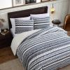 imageEddie Bauer  King Comforter Set Reversible Sherpa Bedding with Matching Shams Cozy ampamp Warm Home Decor Sherwood Brown KingShelton Fair Isle Navy