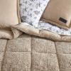 imageEddie Bauer  King Comforter Set Reversible Sherpa Bedding with Matching Shams Cozy ampamp Warm Home Decor Sherwood Brown KingSherwood Brown