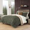 imageEddie Bauer  King Comforter Set Reversible Sherpa Bedding with Matching Shams Cozy ampamp Warm Home Decor Sherwood Brown KingSherwood Green