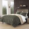 imageEddie Bauer  King Comforter Set Reversible Sherpa Bedding with Matching Shams Cozy ampamp Warm Home Decor Sherwood Brown KingSherwood Green