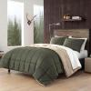 imageEddie Bauer  King Comforter Set Reversible Sherpa Bedding with Matching Shams Cozy ampamp Warm Home Decor Sherwood Brown KingSherwood Green
