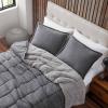 imageEddie Bauer  King Comforter Set Reversible Sherpa Bedding with Matching Shams Cozy ampamp Warm Home Decor Sherwood Brown KingSherwood Grey