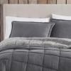 imageEddie Bauer  King Comforter Set Reversible Sherpa Bedding with Matching Shams Cozy ampamp Warm Home Decor Sherwood Brown KingSherwood Grey
