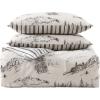 imageEddie Bauer  King Duvet Cover Set Super Soft Bedding with Matching Shams Bedding Set OekoTex Certified Rocky Mountain Cabin Grey KingRocky Mountain Cabin Grey