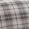 imageEddie Bauer  Queen Comforter Set Reversible Cotton Bedding with Matching Shams Plaid Home Decor for All Seasons Alder GreyRed QueenKing